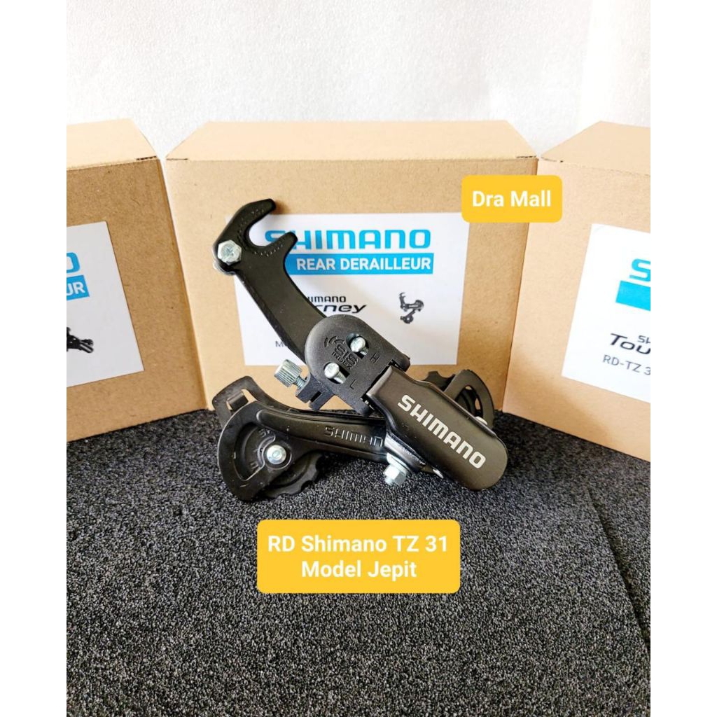 RD Sepeda 6/7 speed Shimano Tourney TZ 31 Model baut dan Model Jepit