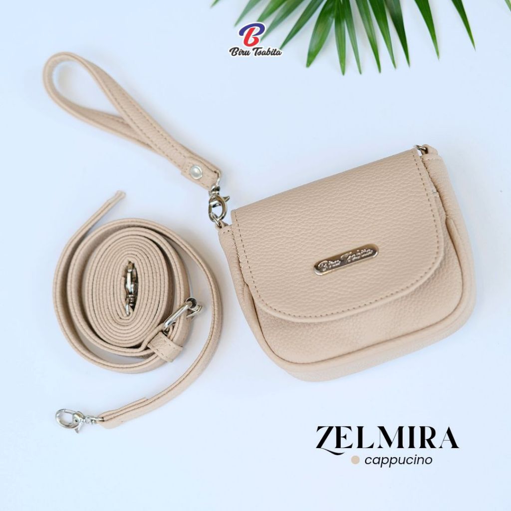 tas selempang mini zelmira by Biru tsabita dompet slempang kulit