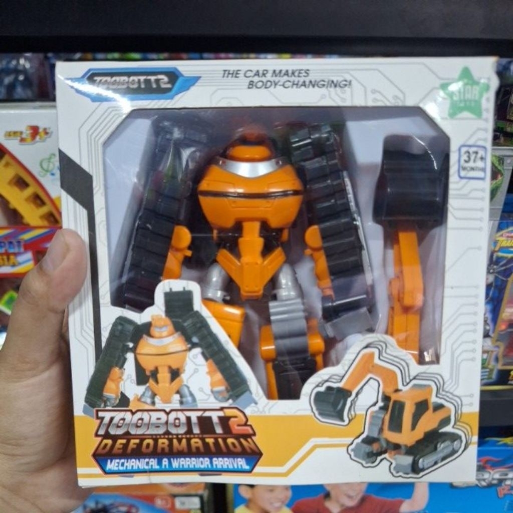 toobott 2 deformation mini apache mini rocky robot kecil