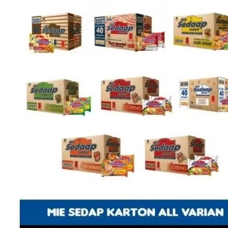 mie instan sedap 1 dus 40pcs