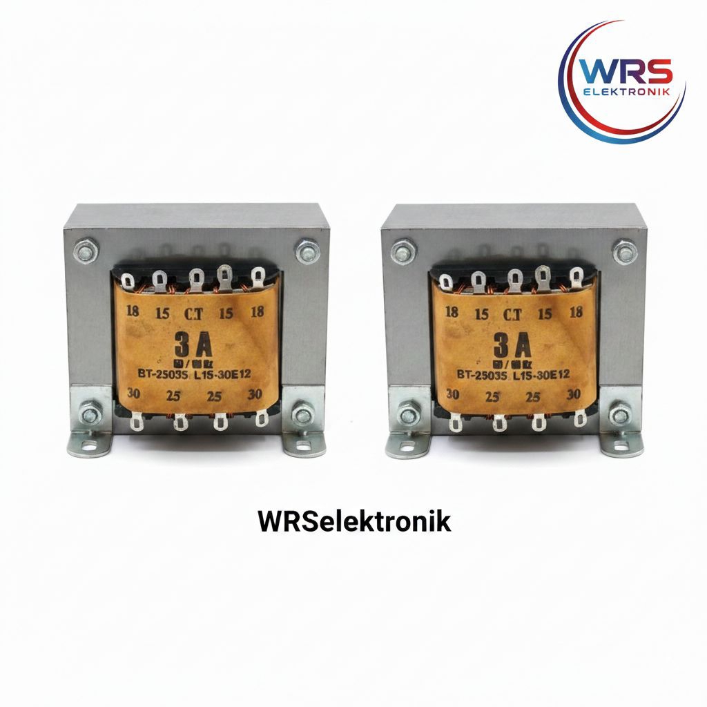 Trafo 3A Amper CT 30 volt Merk BIG Transformer
