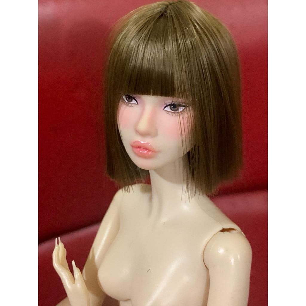 wig boneka barbies wig action figure wig bjd rambut reroot barbies