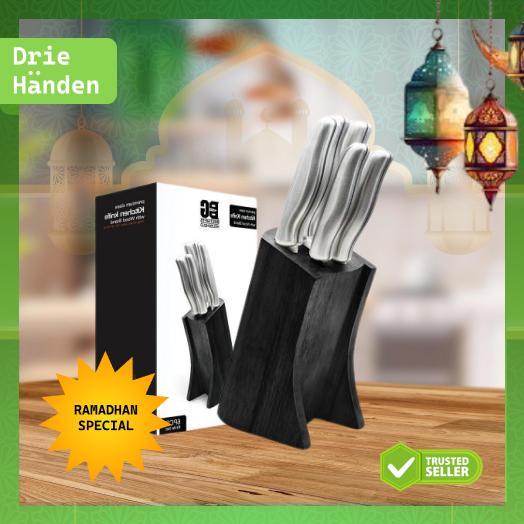 1 Set Pisau Dapur Stainless Steel