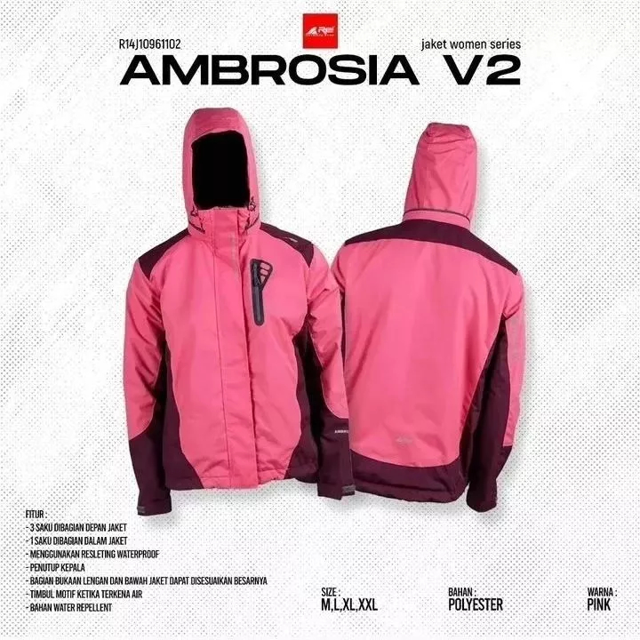Jaket Gunung Wanita Ambrosia V2 Arei Outdoorgear