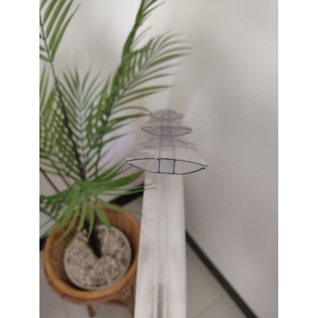 Profil H Sambungan Solarflat Solartuff Solid