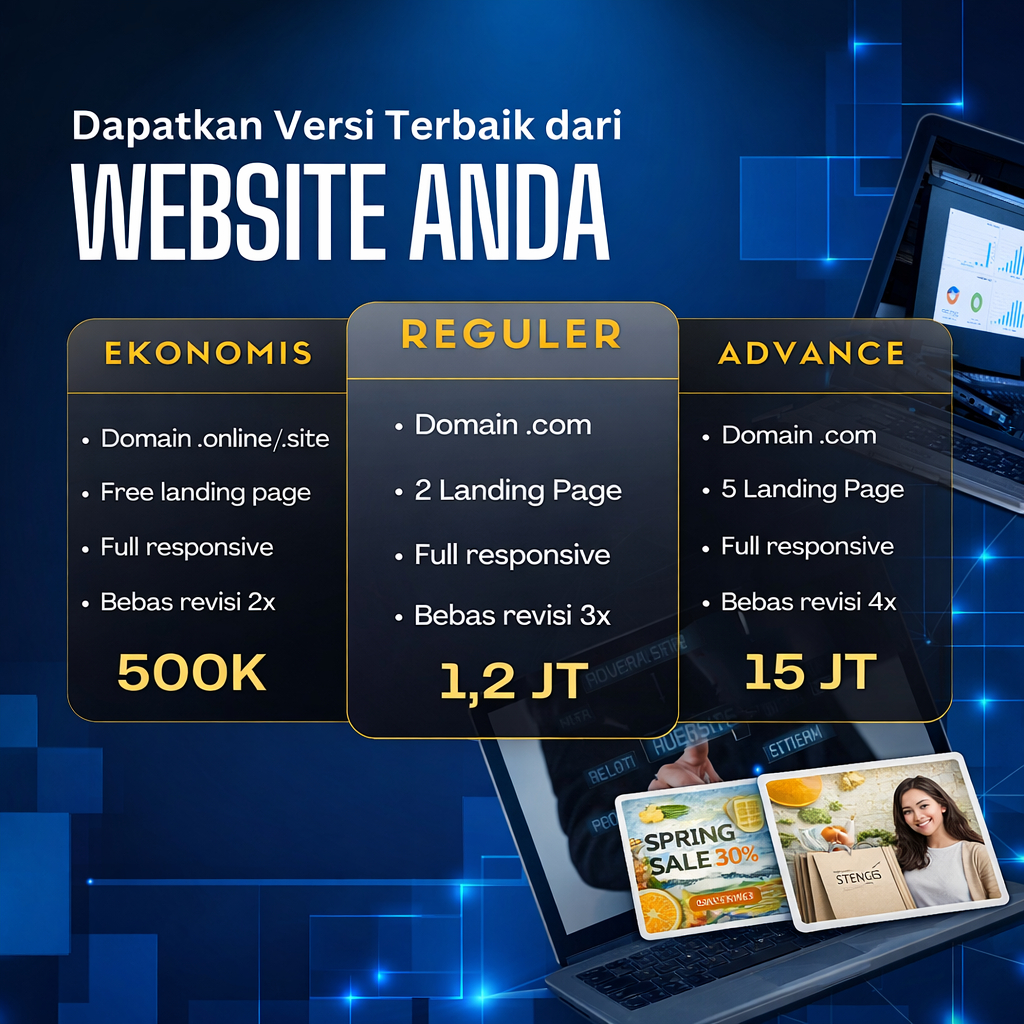 Jasa Pembuatan Website Profesional Custom | Web Bisnis UMKM