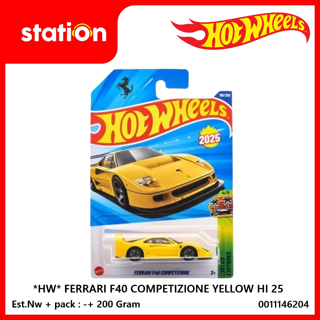 HOT WHEELS HW FERRARI F40 COMPETIZIONE - DIECAST