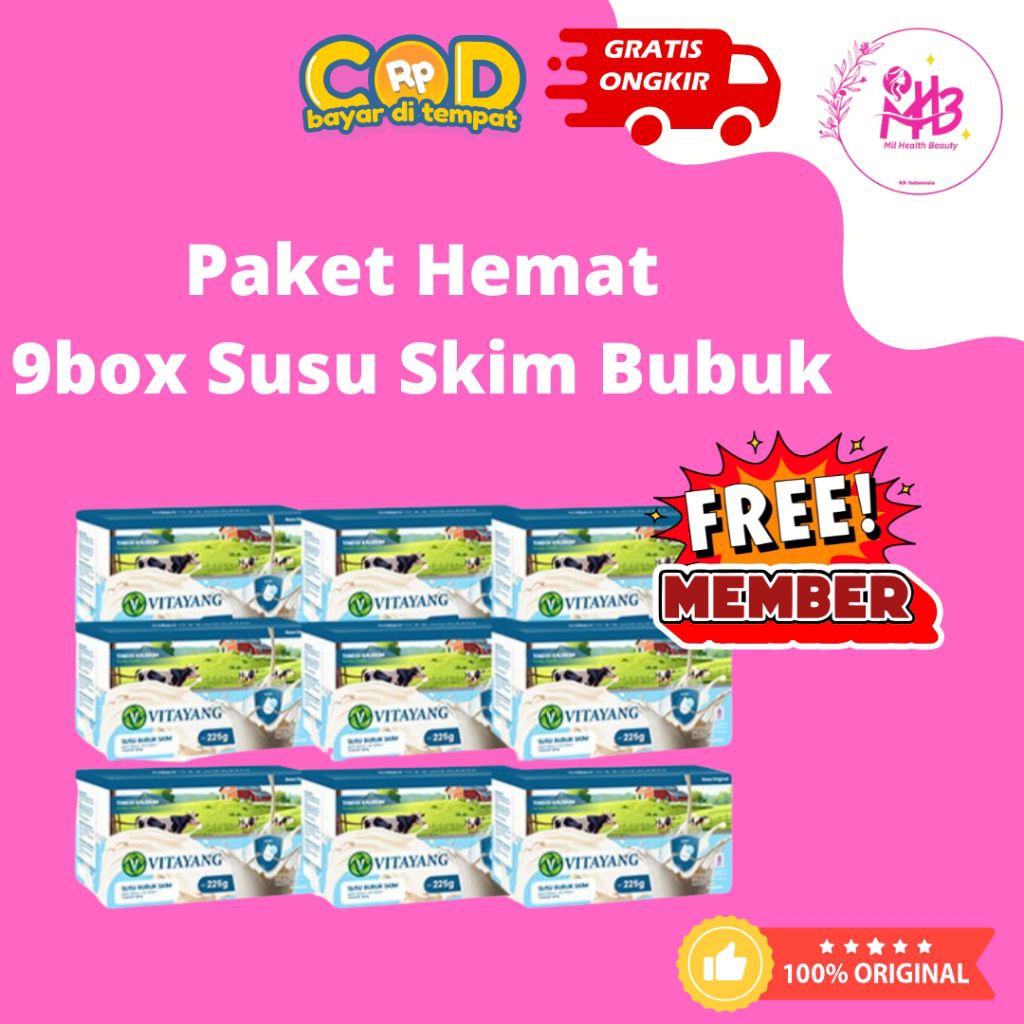 Susu Skim Bubuk Susu Colostrum Paket Hemat 9box Ori KK