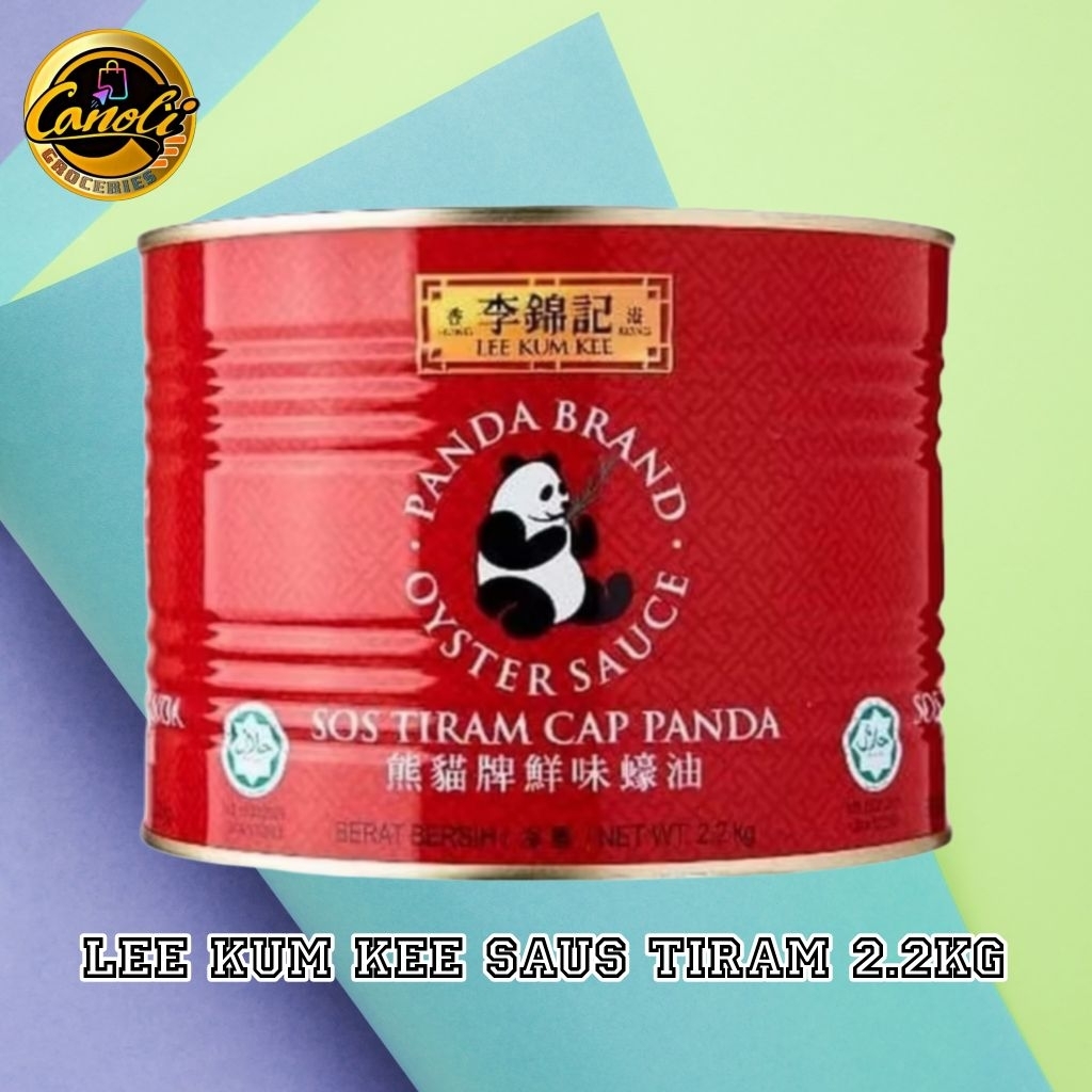 LEE KUM KEE SAUS TIRAM CAP PANDA 2,2kg (OYSTER PANDA BRAND) / SAUS TIRAM KALENG 2.2 kg