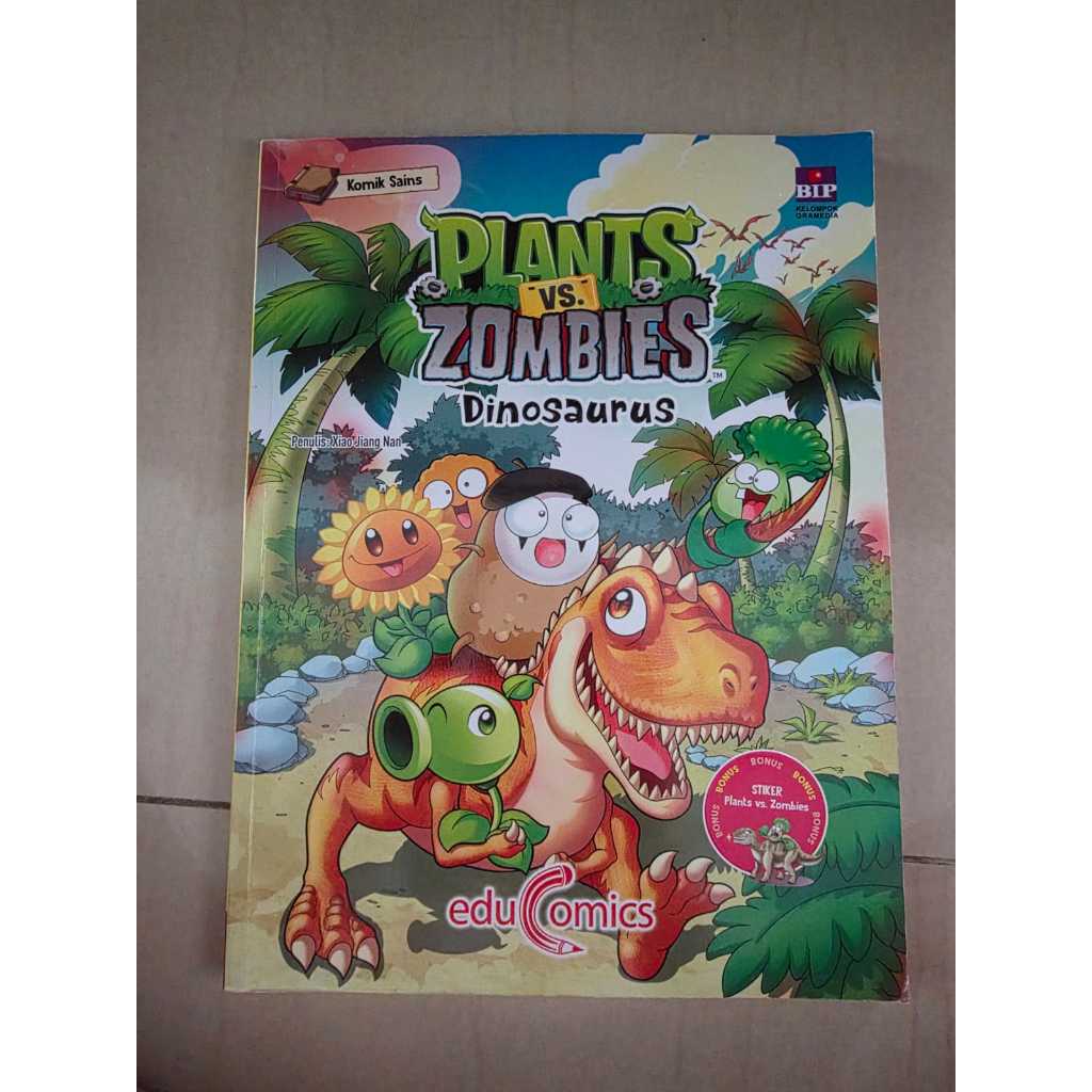 Preloved Buku 18 plants vs zombies komik dinosaurus  buku bekas original educomics