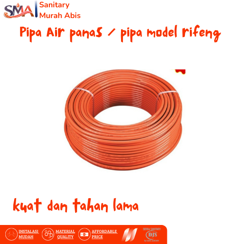 Pipa Air Panas 1/2inch / Pipa Water heater 1/2" / Selang Pipa - 100 M