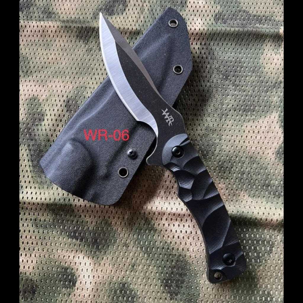 Pisau Tactical WR 06-10 Kydex Bahan Logan Panjang 24cm Modern Outdoor Camping
