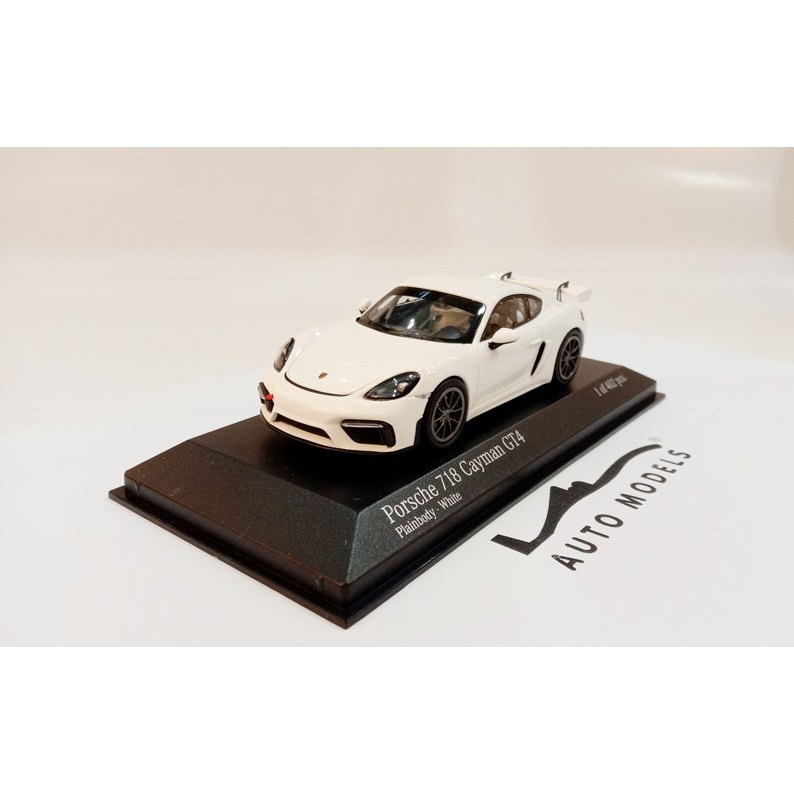 Minichamps Porsche 718 Cayman GT4 Clubsport 2020 White