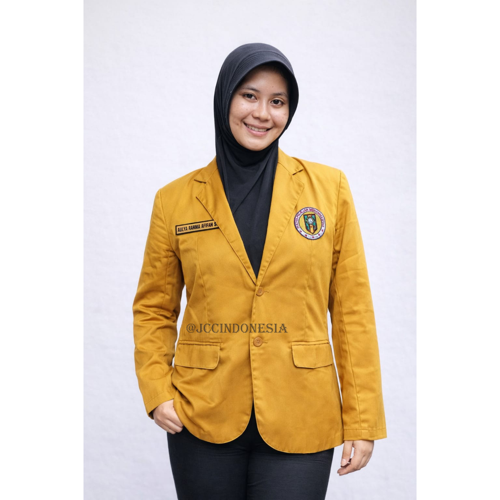 READY STOCK JAS ALMAMATER IPM, JAS IPM KUNING KUNYIT K08 LOGO KOSONGAN (TANPA NAMA CABANG)