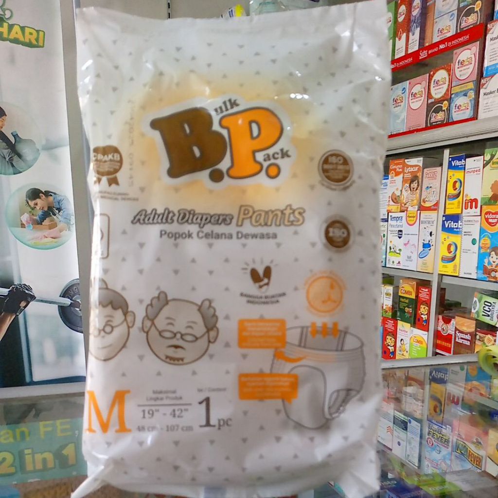 Pampers celana dewasa M /sachet