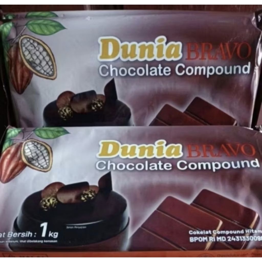 Dunia Compound Coklat | Coklat Batang Dunia Dark 1kg
