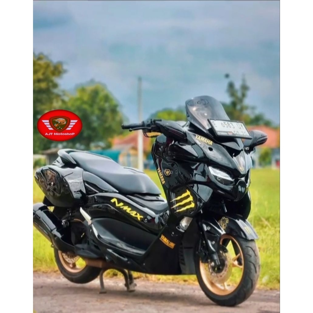 Fullbodi moge predator plus side box untuk nmax old dan nmax new