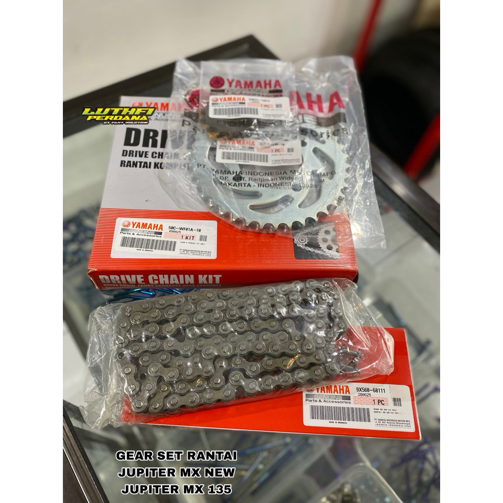 GEAR SET RANTAI JUPITER MX NEW JUPITER MX 135