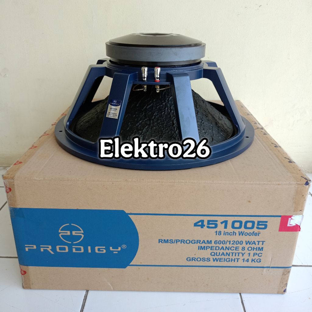 Speaker Prodigy 18 inch 451005 ACR PRODIGY