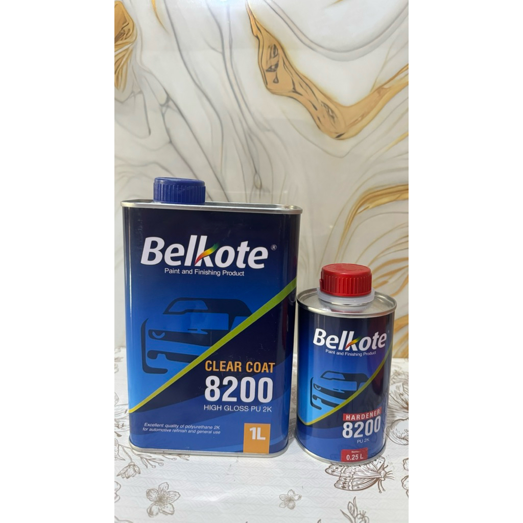 BELKOTE CLEAR COAT 8200 HIGH GLOSS PU 2K / BELKOTE CLEAR COAT 8200