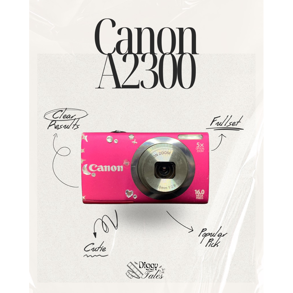 Canon Powershot A2300 Pink