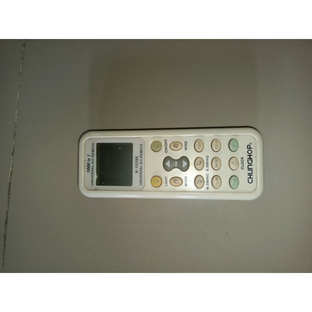 remot ac chunghop universal bekas murah bagus