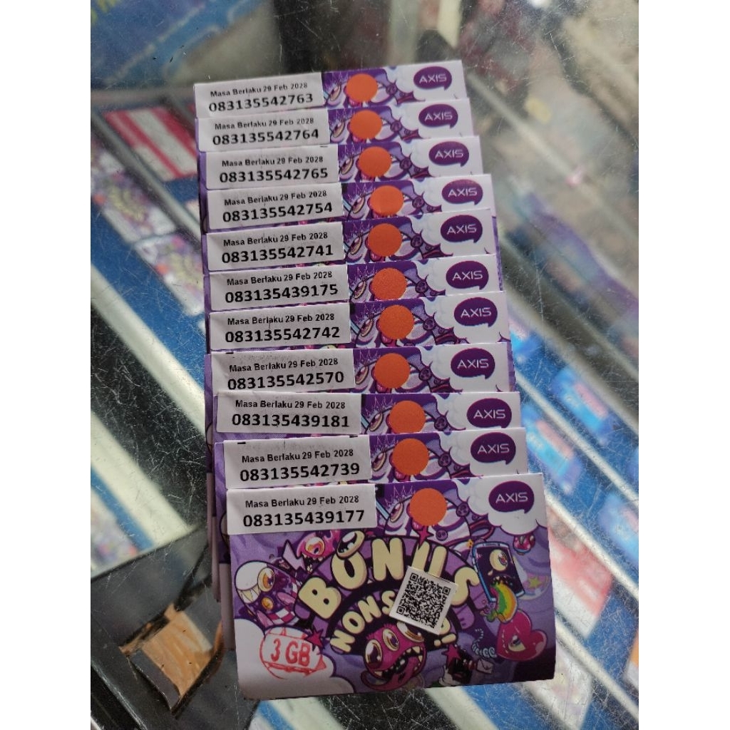 Kartu Perdana AXIS Bronet 3GB 60 Hari Kuota 24 Jam Nonstop