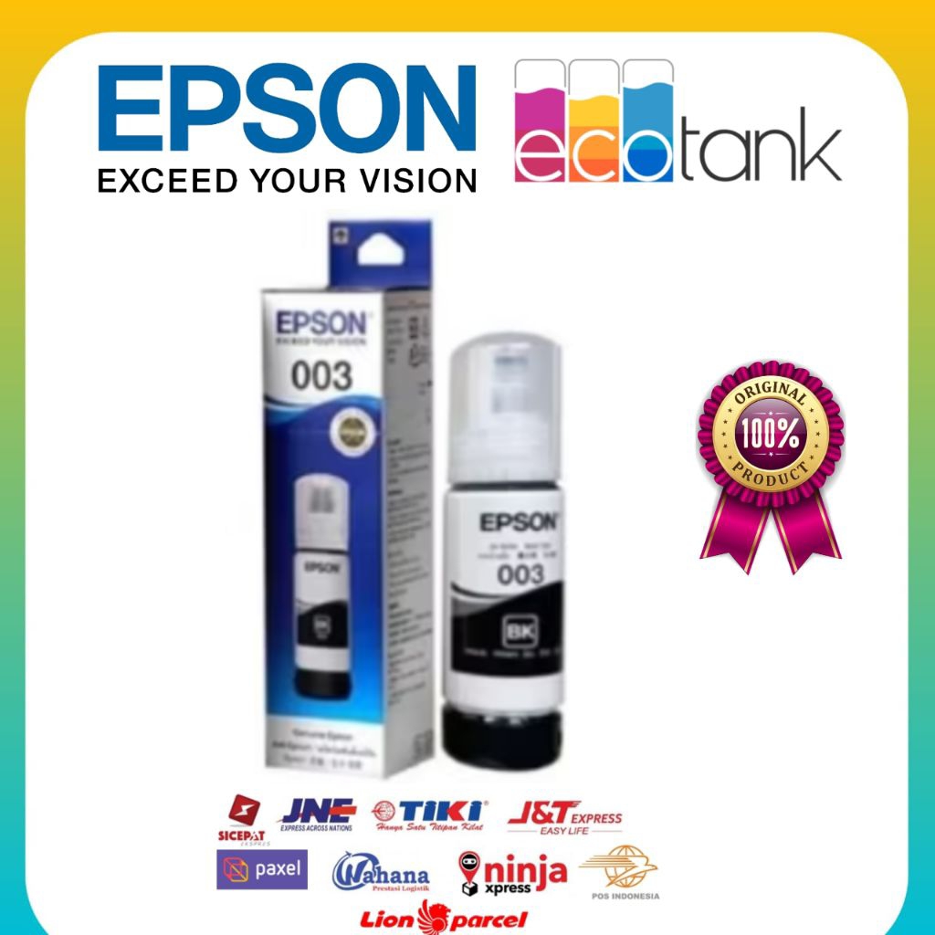 Tinta Epson 003 Black Original