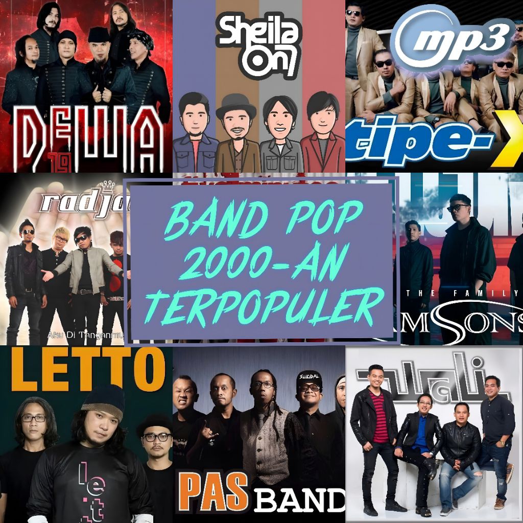 KASET MP3 105 LAGU BAND POP 2000 AN TERPOPULER - KASET MP3 LAGU POP INDOO - KASET CD MP3 AUDIO - KAS