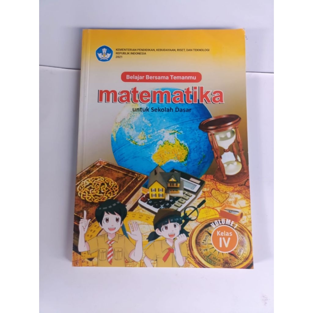 buku matematika kelas 4 SD volume 1 BSE tahun 2021