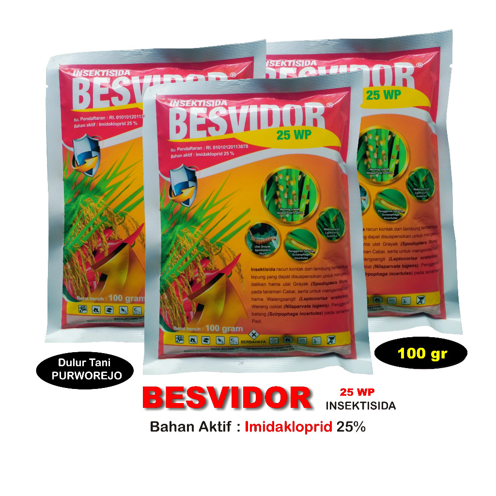 Insektisida BESVIDOR 100 gram Imidakloprid