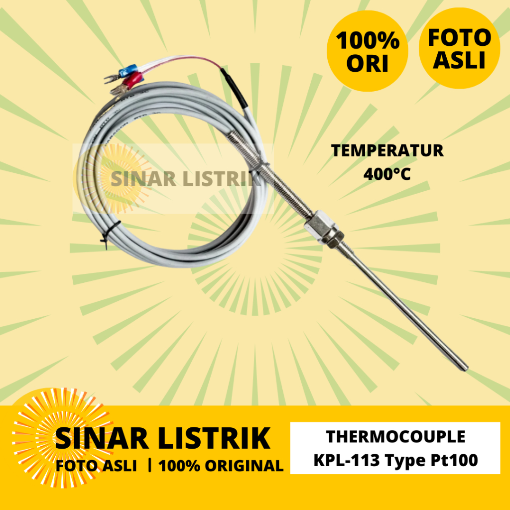 Thermocouple KPL-113 Type Pt100  , drat M8