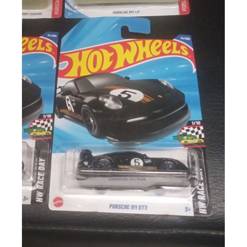 Porsche Hot Wheels porsche 911 GT 3 black Tampo 5