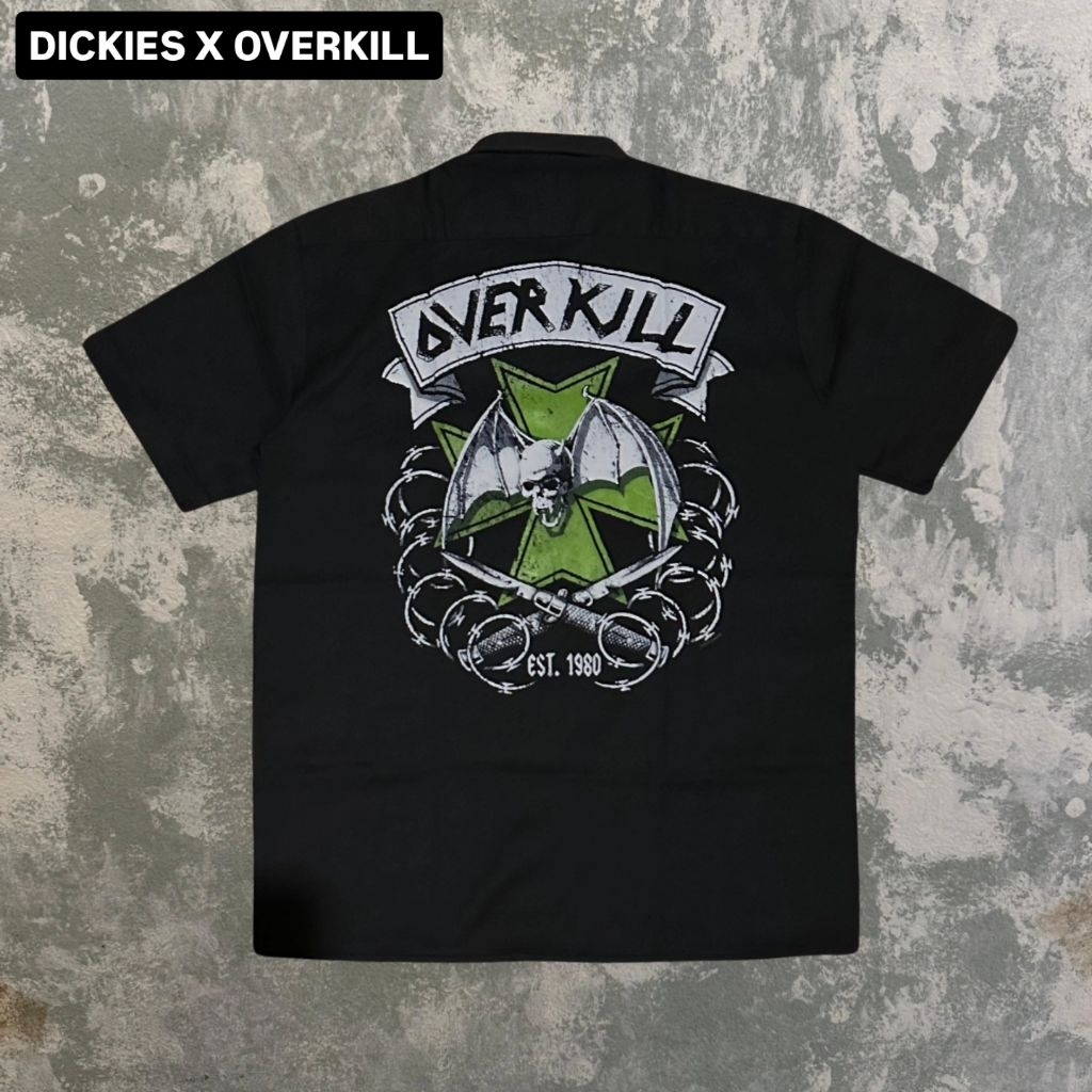 Kemeja Workshirt Dickies X Overkill Tour 2013