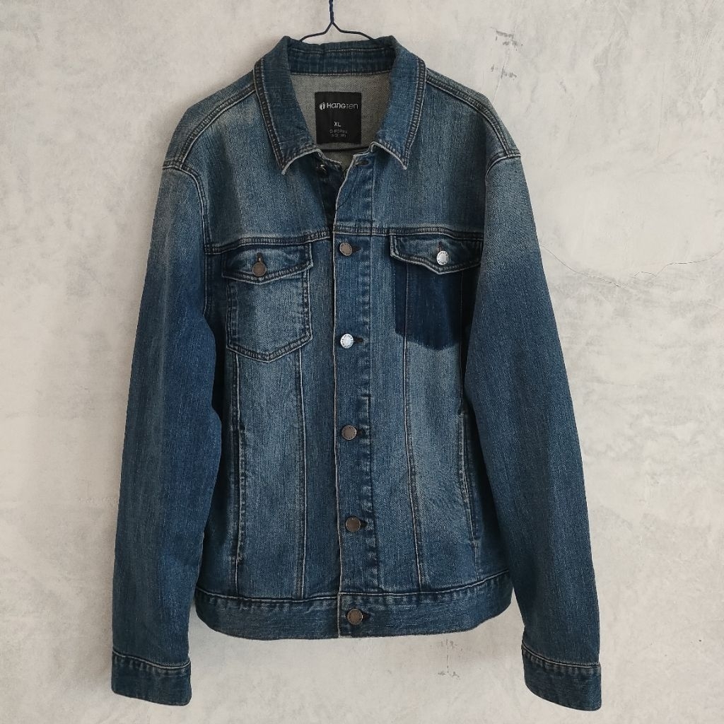Jaket Denim Hangten