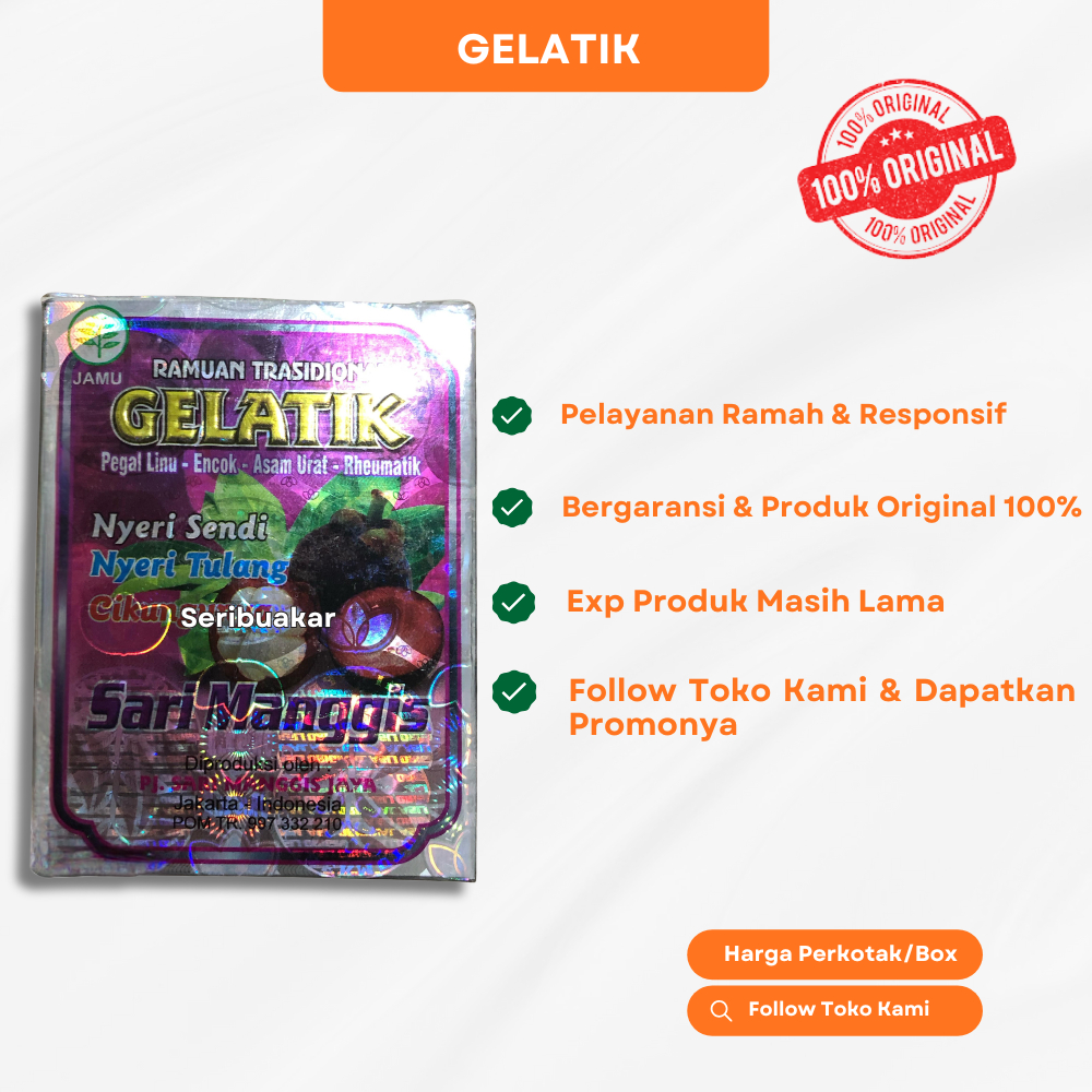 Ramuan Tradisional GELATIK Nyeri Sendi