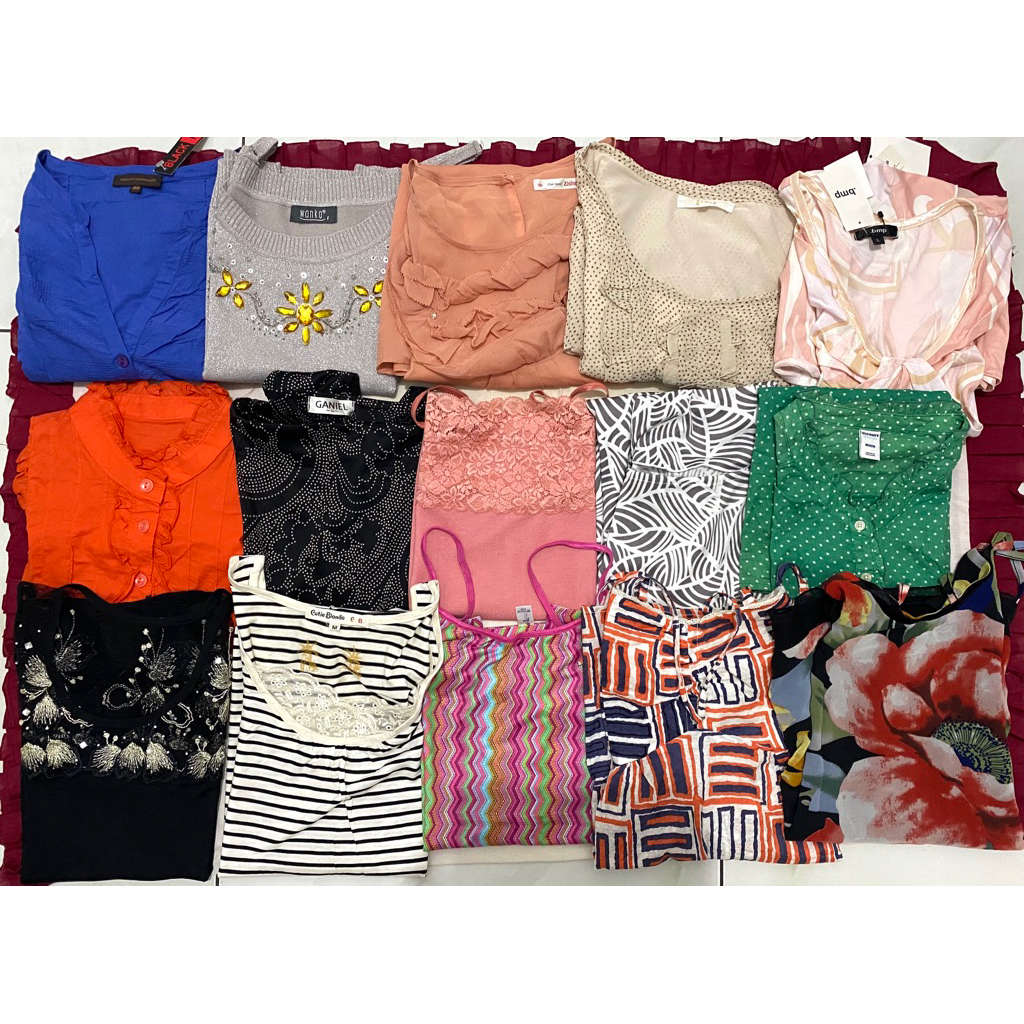 [BACA DESKRIPSI] tanktop, top, mini dress (y2k, vintage)