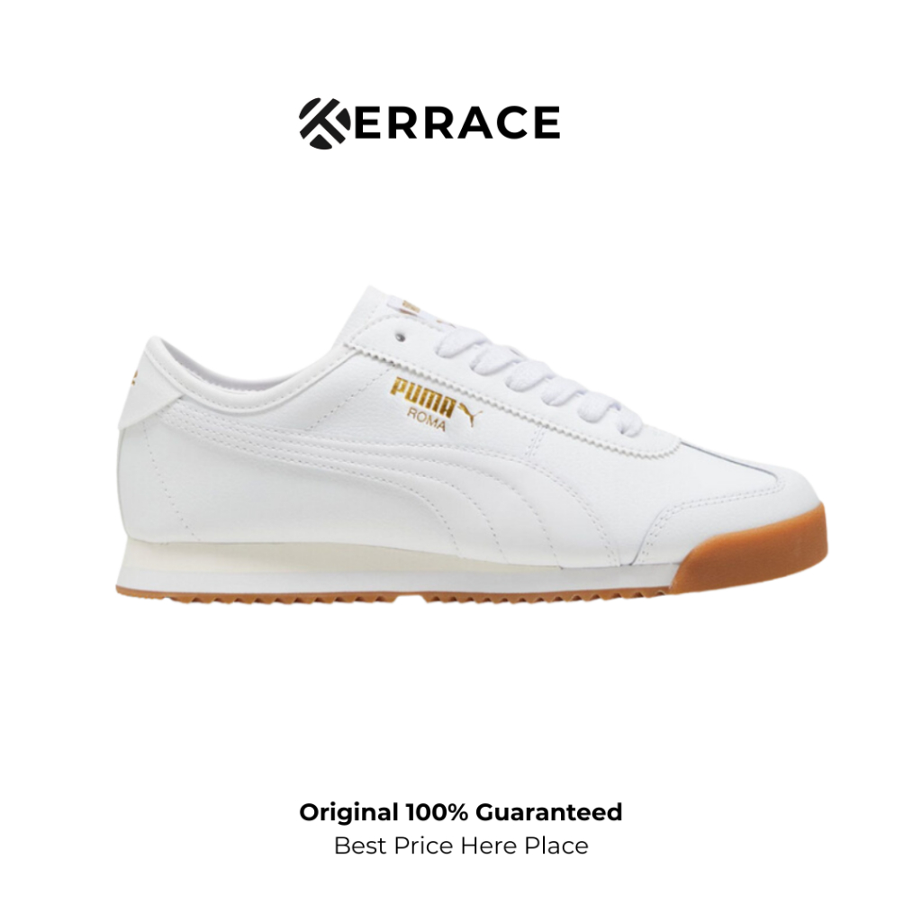 Sepatu Puma Roma White Gum ORIGINAL