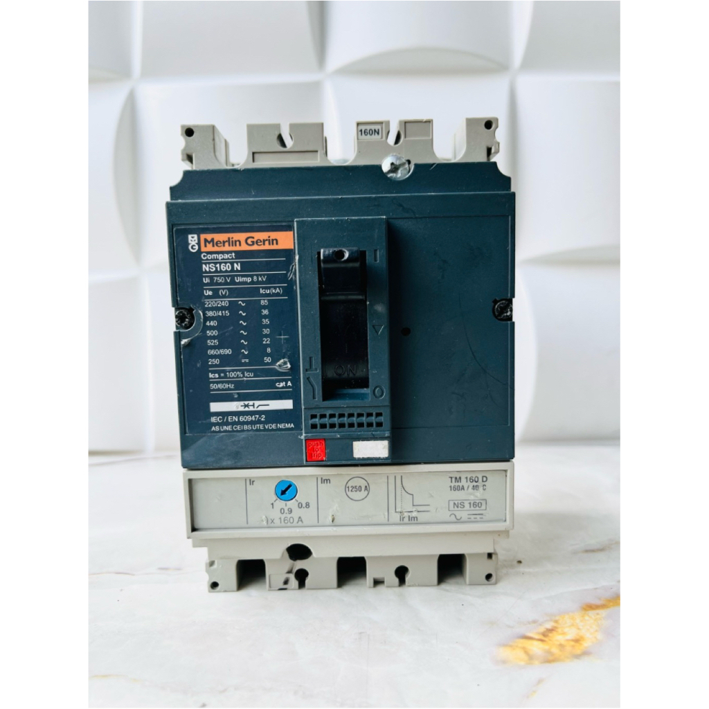 MCCB MERLIN GERIN NS160 N 3PHASE 100-160A