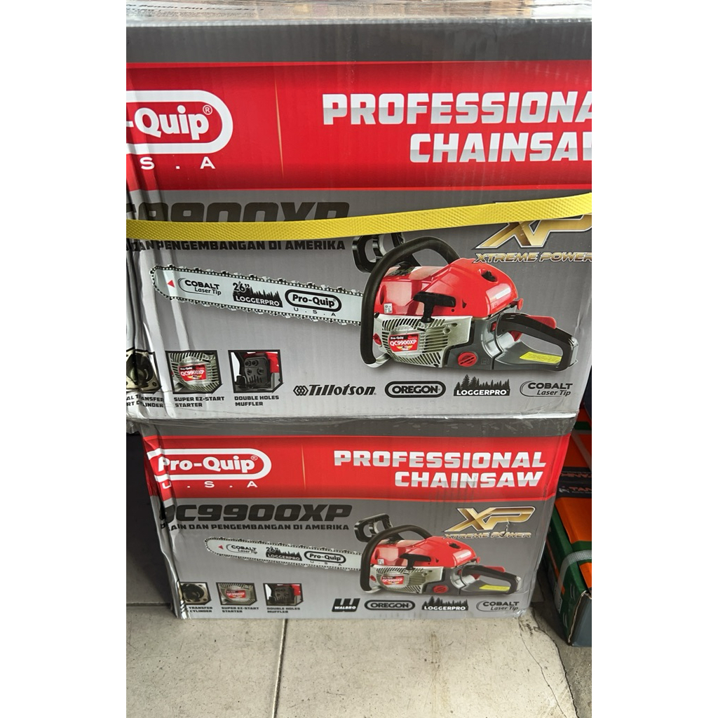 chainsaw proquip 9900xp bar 44(bisa pilih bar dan rantai )