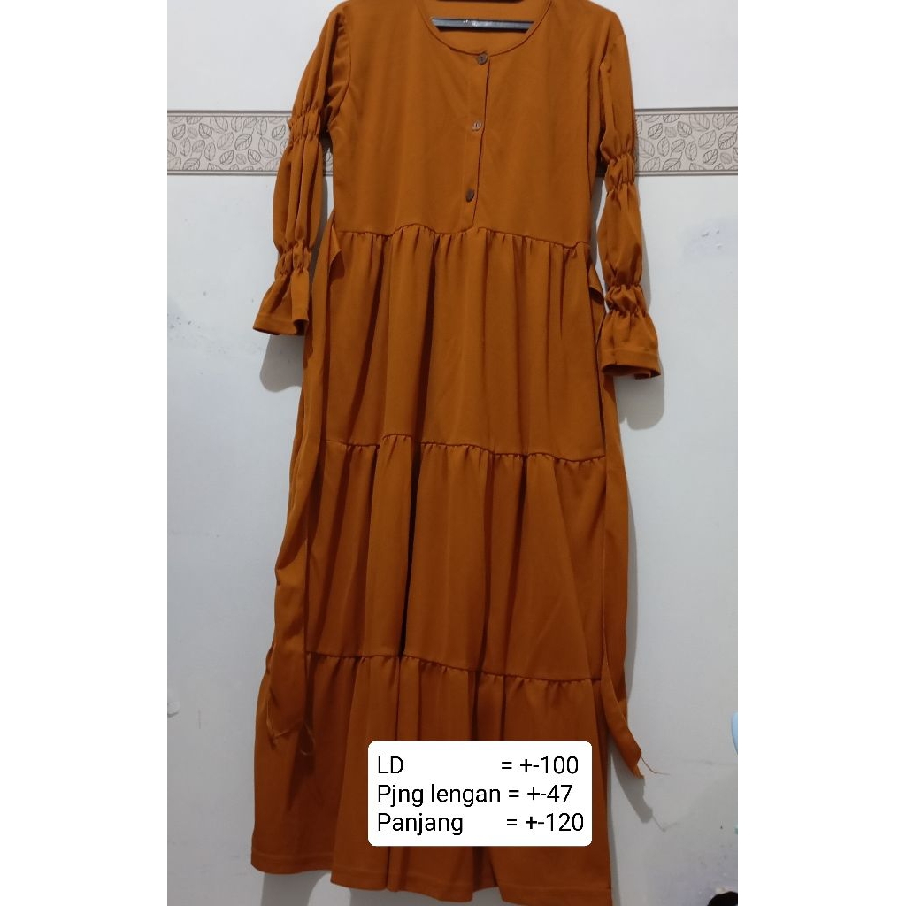 Gamis rempel gamis lebaran baju lebaran wanita