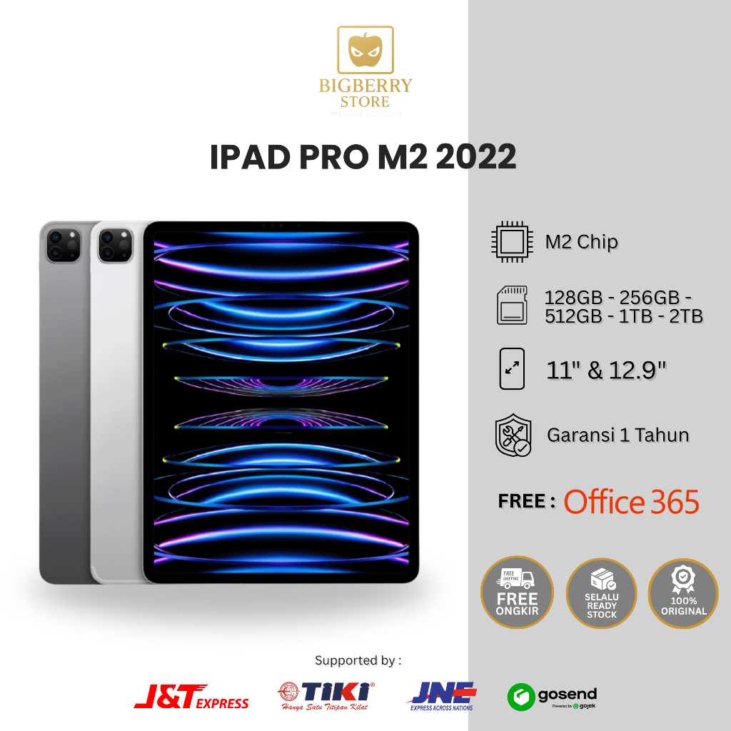 Tablet iPad Pro 2022 M2 11 12.9 Inch WiFi Cell 128GB 256GB 512GB 1TB 2TB | INTER