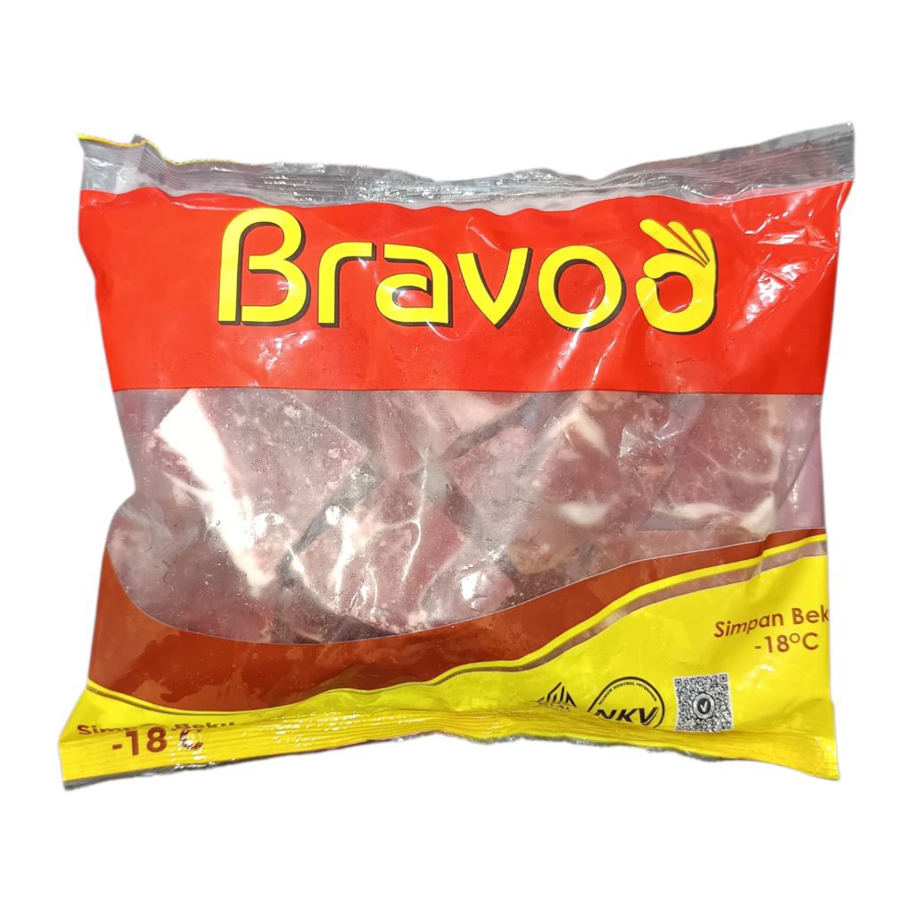 Bravo Daging Rendang Potong | Beef Oxtail Buntut Sapi 1kg