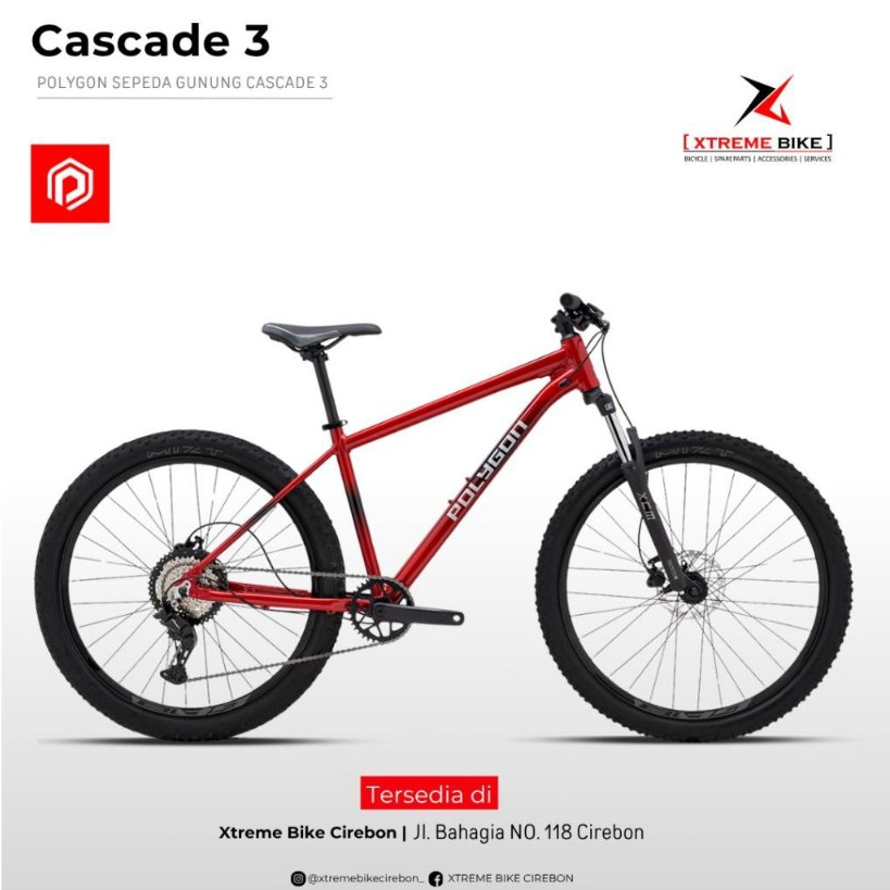 Sepeda MTB 27.5 Polygon Cascade 3 - 2026