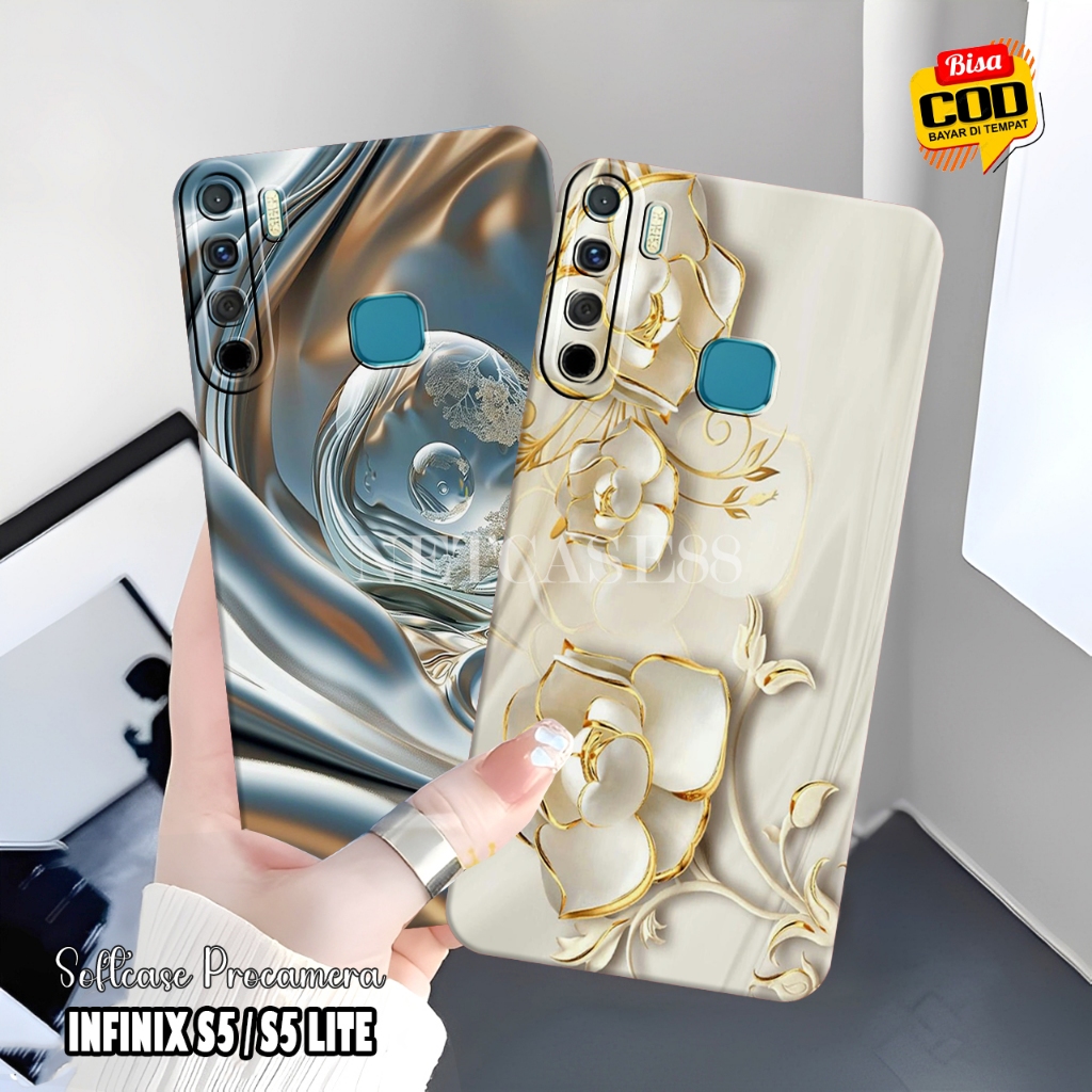 Softcase INFINIX S5 - S5 LITE - S4 - SMART 3 PLUS Terbaru - Silikon Tpu - Aksesories Handphone - Pel