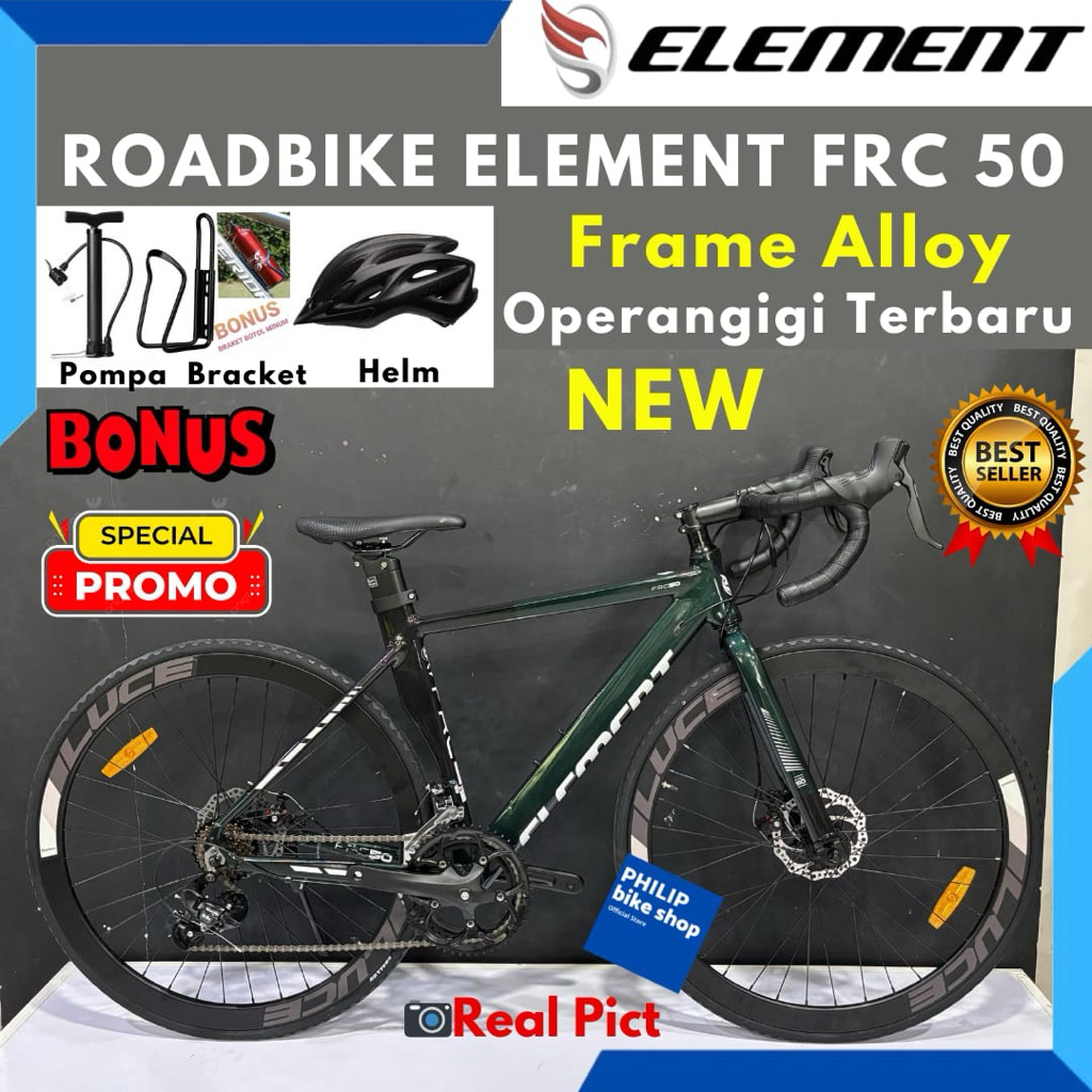 Sepeda Roadbike Element FRC 38/FRC 50 Model Terbaru Sepeda Balap 700c