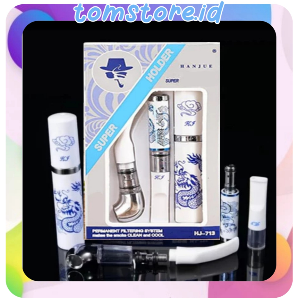 TOMSTORE Pipa Filter Saringan Asap Permanen Universal Filter Saringan Penyaring R1492