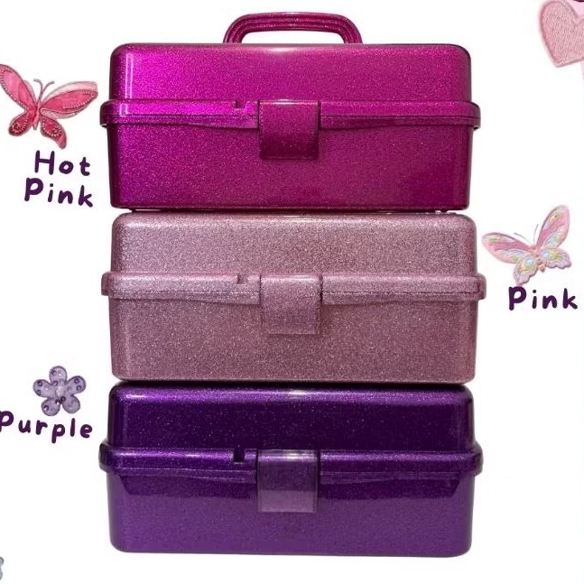 Glitter Toolbox Large [Free Extra Bubble Wrap + Kardus]