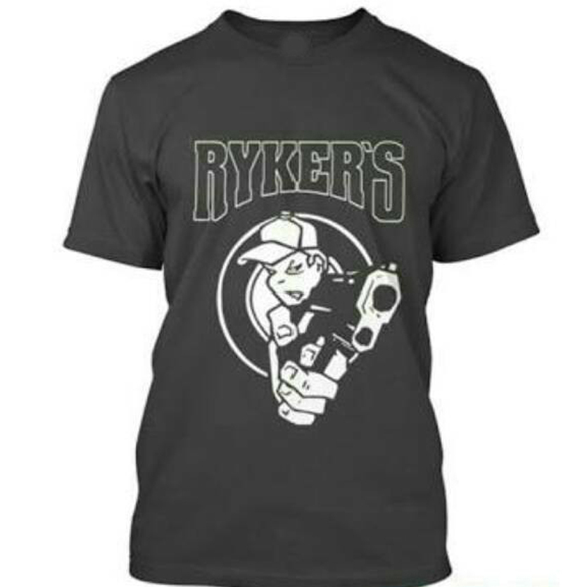 Kaos Rykers Tshirt 100% Cotton ||| Size S M L XL XXL 3XL 4XL ||| Katun Kombed 30s ||| Ready Stock Si