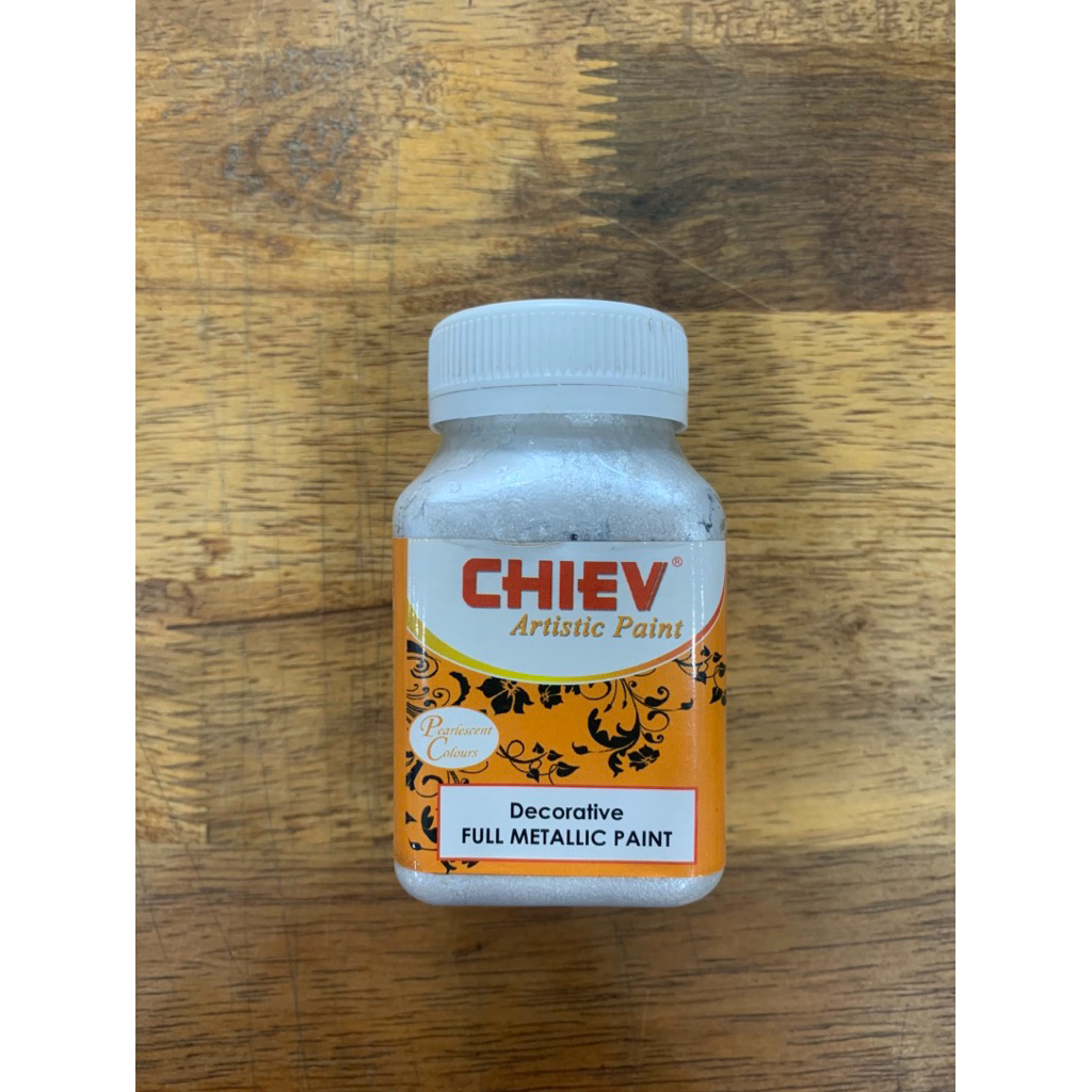 Cat Metalic/Artistic Paint Warna Silver Isi 100 Gram - Chiev